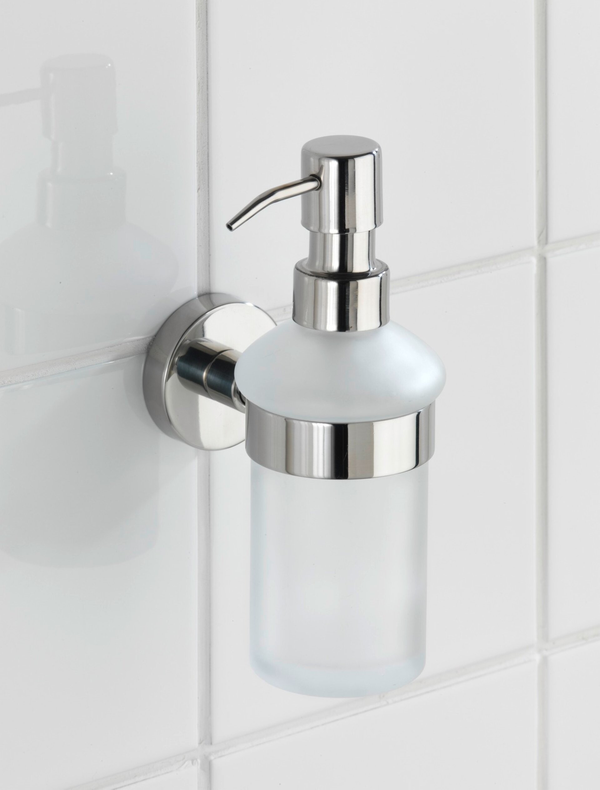 WENKO BOSIO SHINE Seifenspender 200 ml, Edelstahl rostfrei WENKO BOSIO SHINE Seifenspender 200 ml, Edelstahl rostfrei