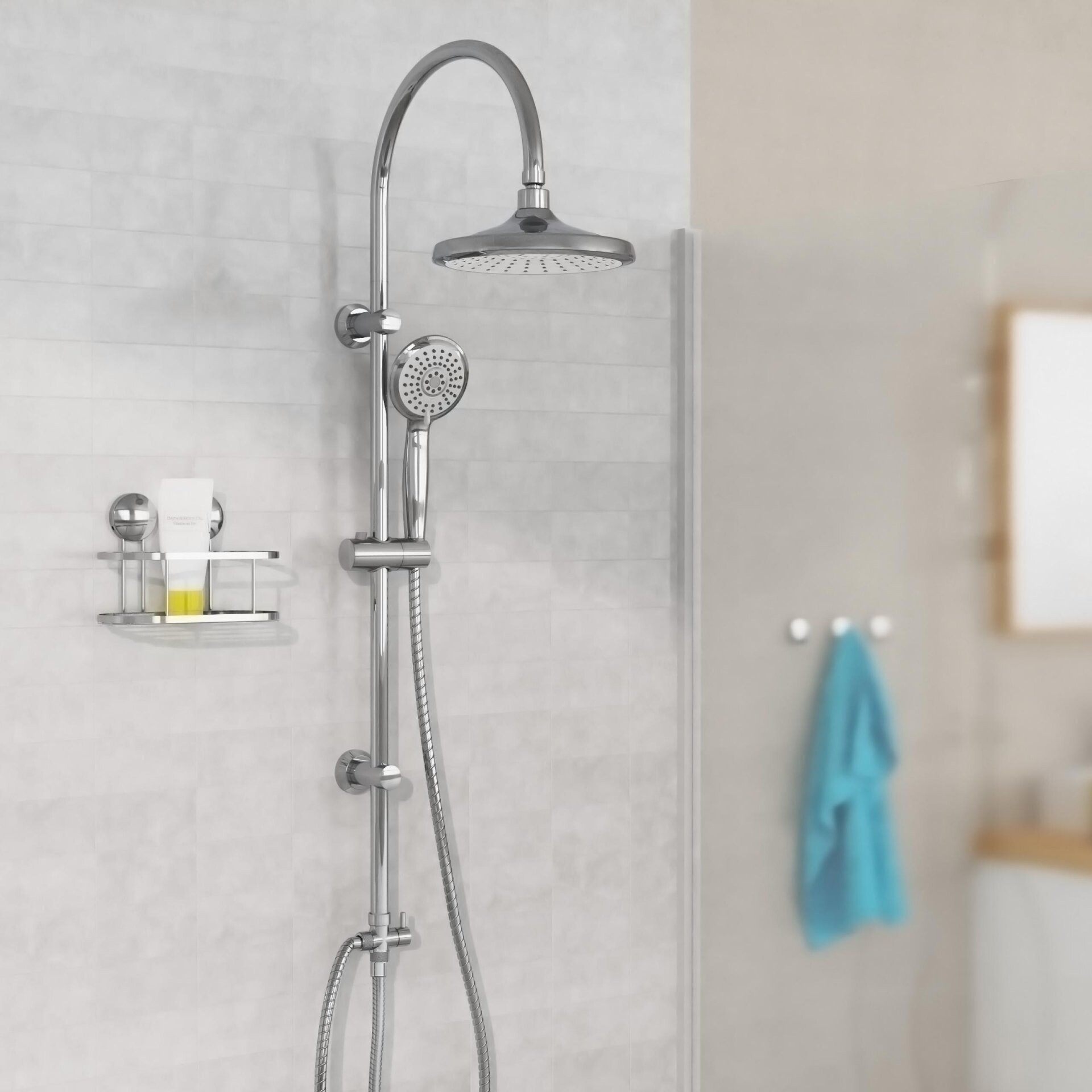 EISL SOMMERREGEN Überkopf-Brauseset, Chrom EISL SOMMERREGEN Überkopf-Brauseset, Chrom