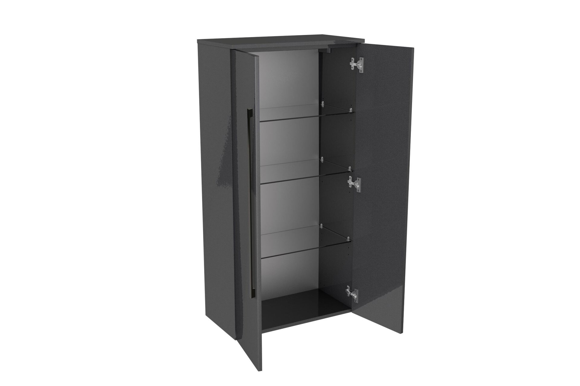 Lanzet Midischrank 60 cm, Anthrazit