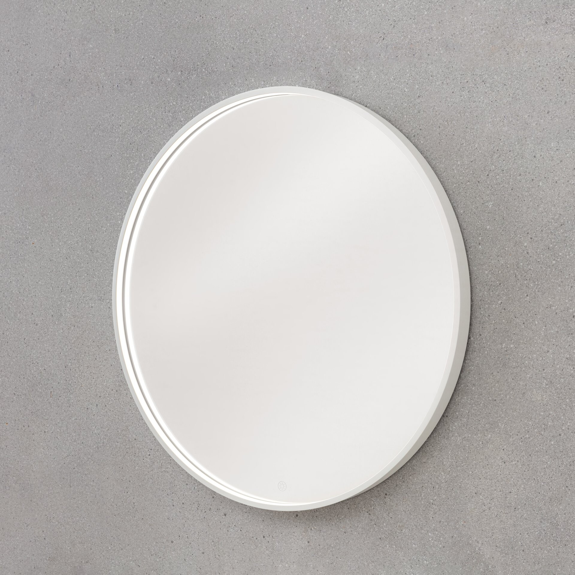 BADEDU VAAL LED Spiegel Ø 60 cm, Weiß, Sensor