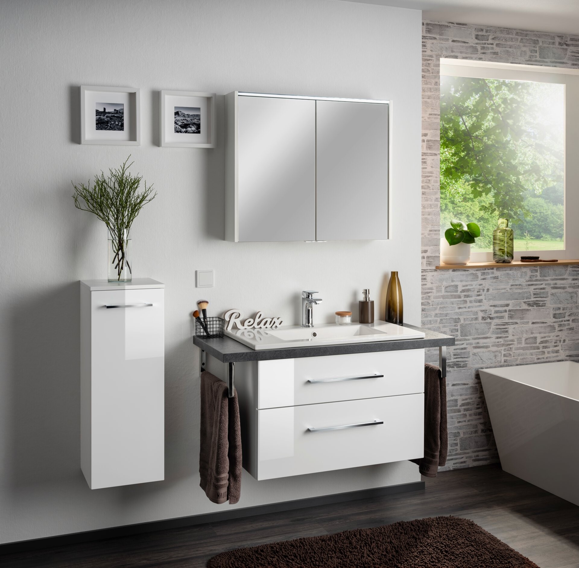 Fackelmann HYPE3.0 Midischrank 30 cm, Weiß Fackelmann HYPE3.0 Midischrank 30 cm, Weiß