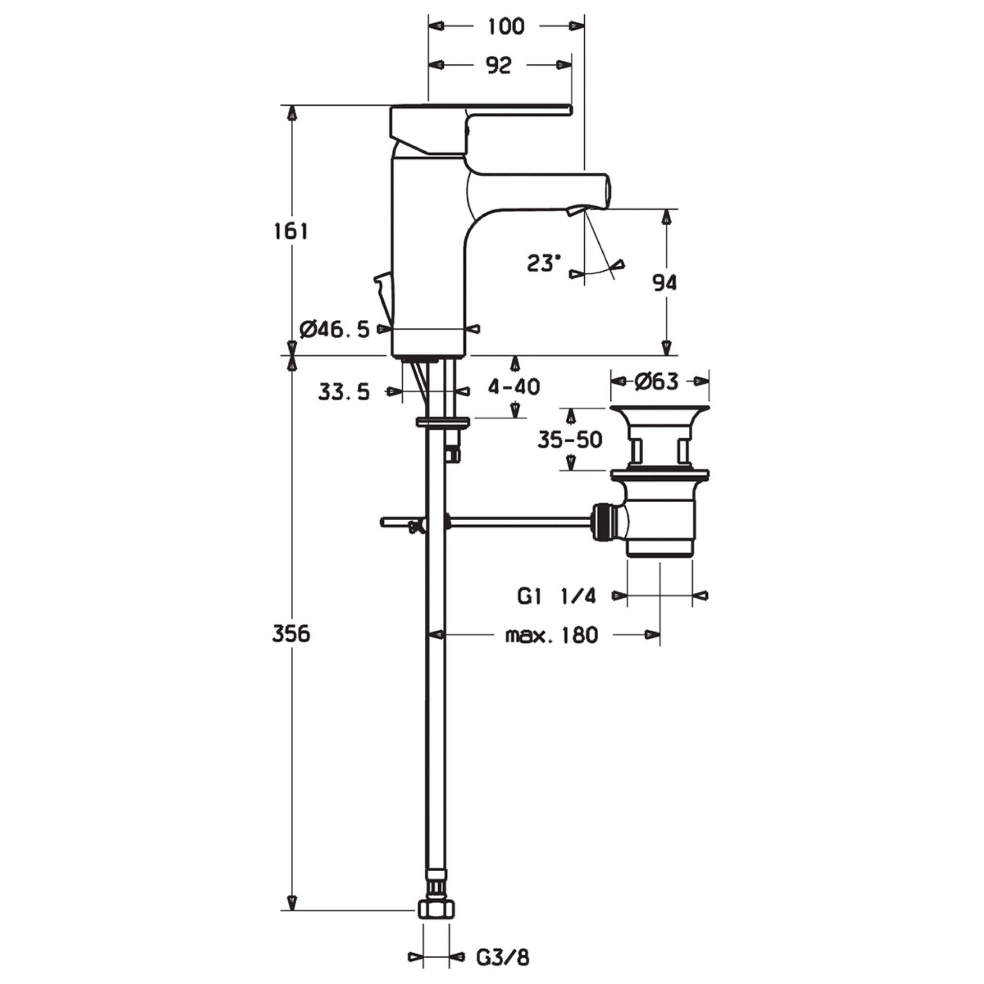 Hansa HANSARONDA Waschtischarmatur Hansa HANSARONDA Waschtischarmatur