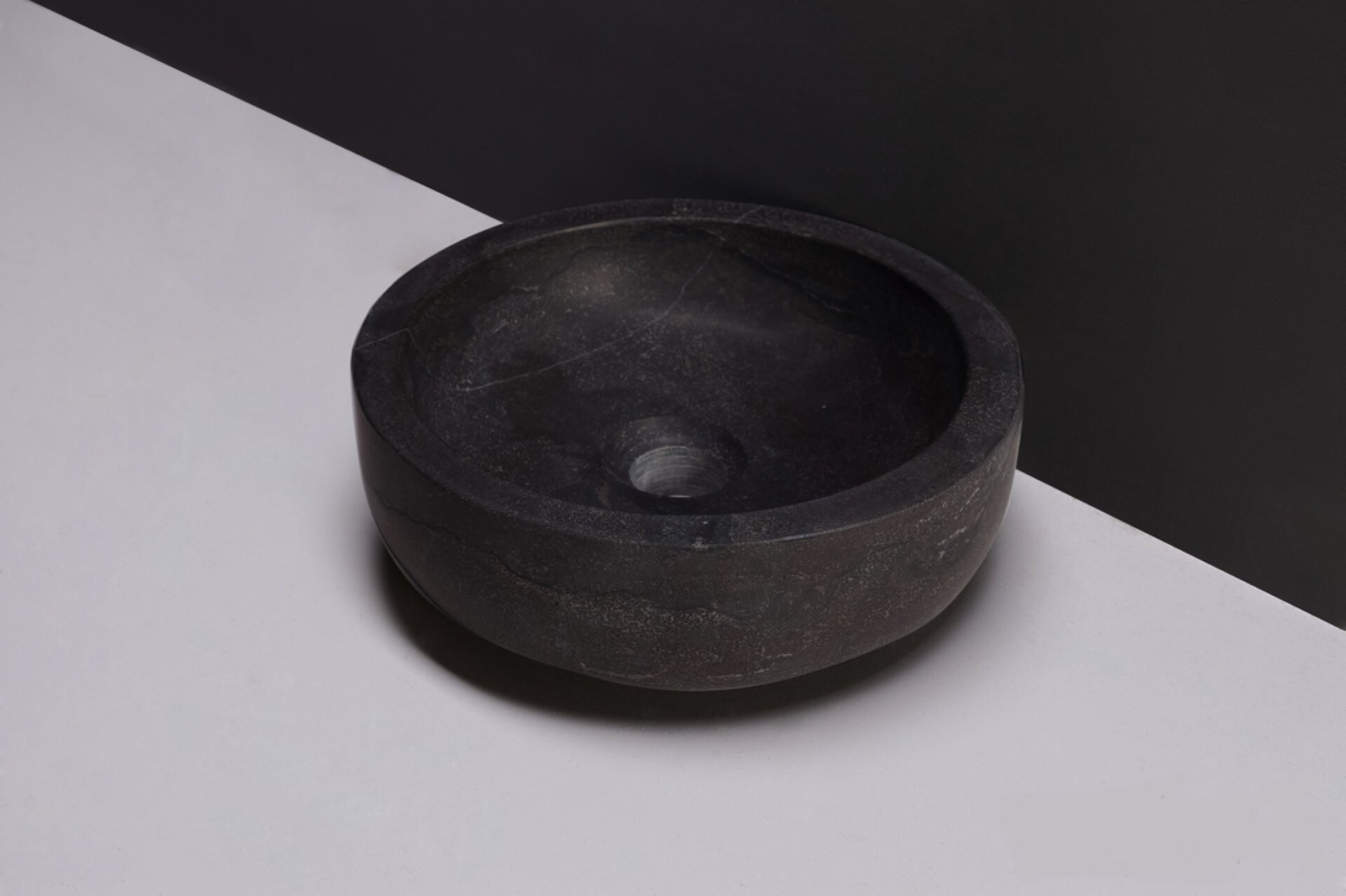 Waschbecken Naturstein VERONA XS (30 cm) Bluestone, ohne Hahnloch, 100237 Waschbecken Naturstein VERONA XS (30 cm) Bluestone, ohne Hahnloch, 100237