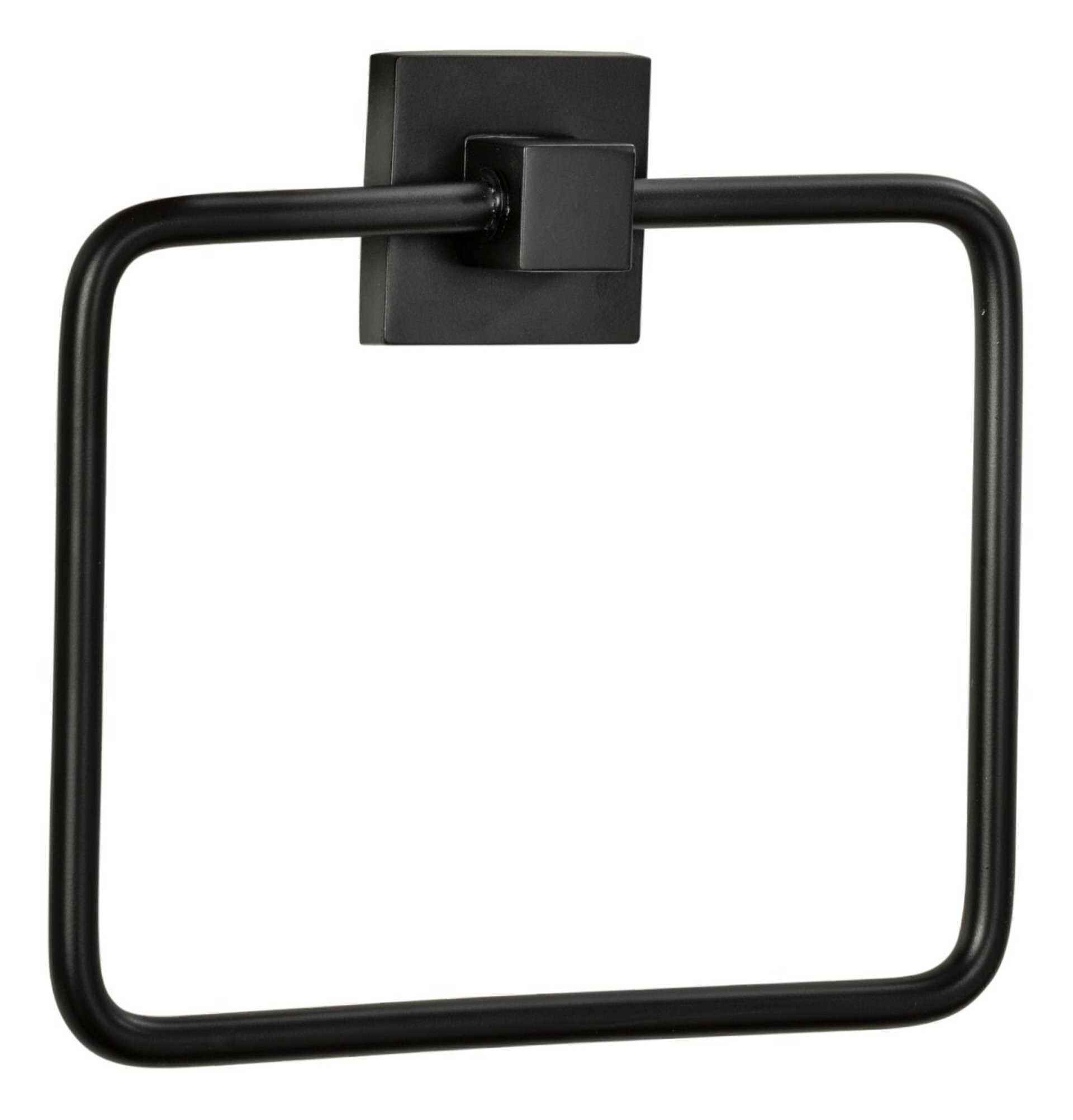 Fackelmann NEW YORK Handtuchring beweglich, Schwarz matt Fackelmann NEW YORK Handtuchring beweglich, Schwarz matt