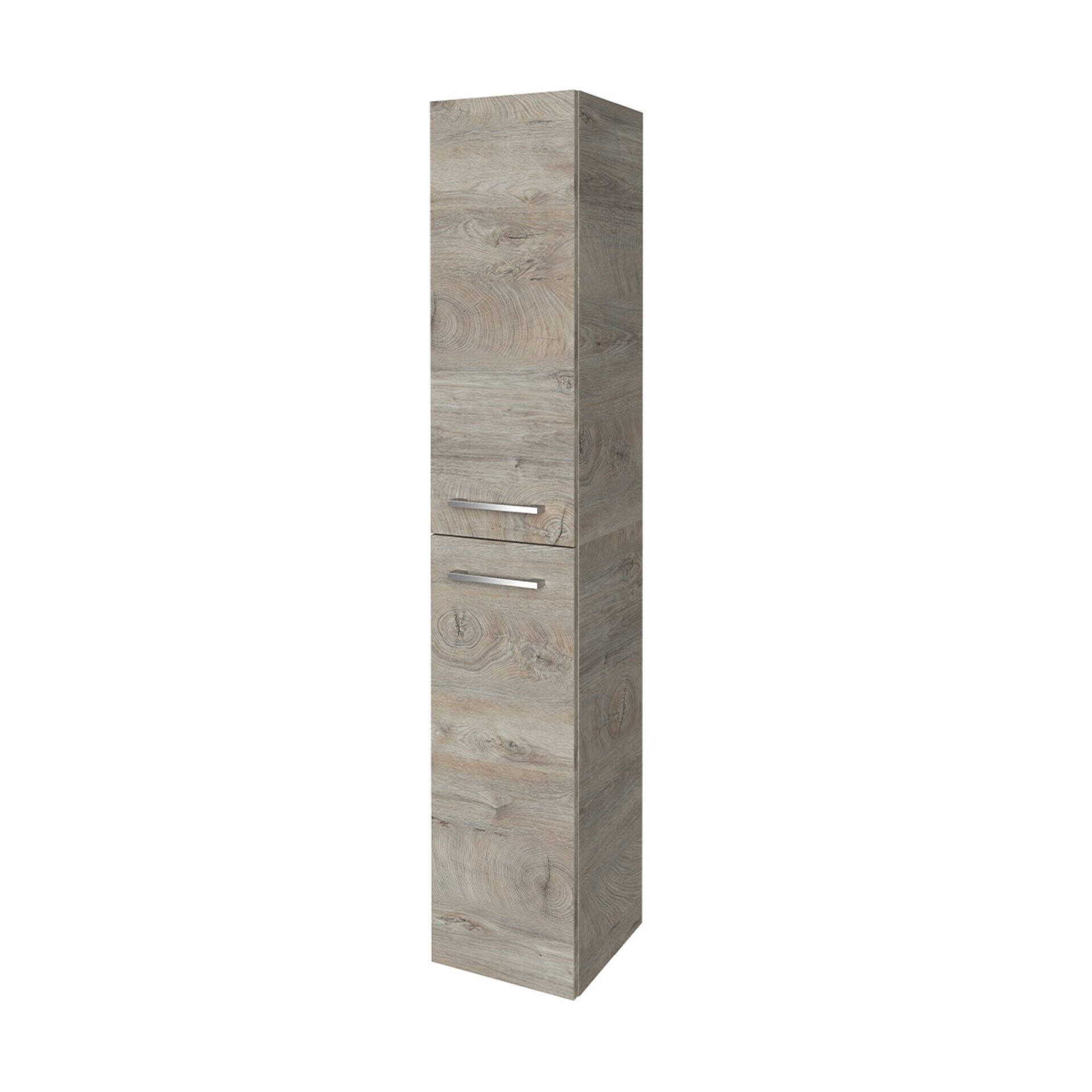 Fackelmann B.STYLE Hochschrank rechts, 30 cm breit, Grau