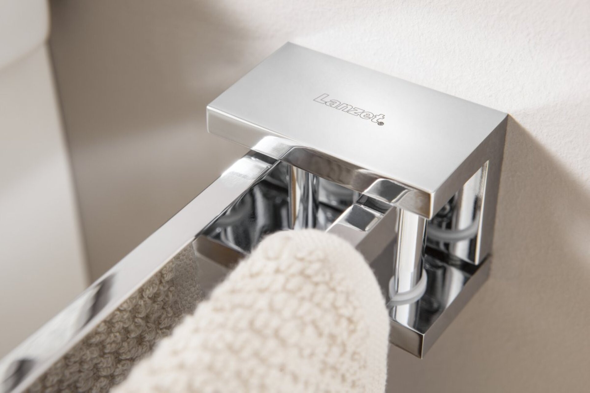 Lanzet Handtuchhalter 2-armig verchromt Lanzet Handtuchhalter 2-armig verchromt