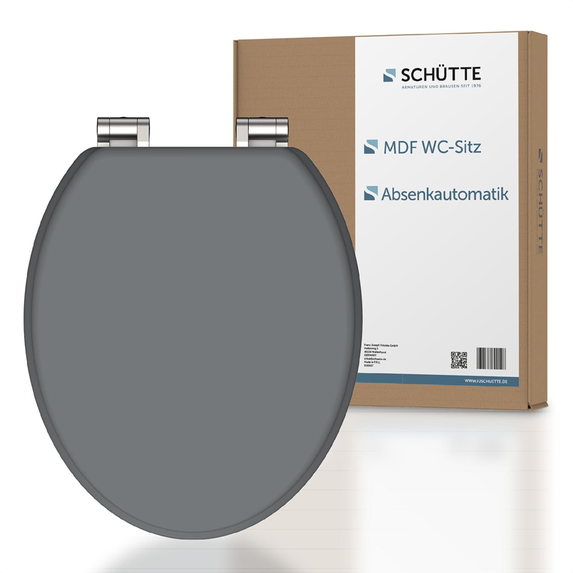 Schütte SPIRIT GREY WC-Sitz, mit Absenkautomatik Schütte SPIRIT GREY WC-Sitz, mit Absenkautomatik