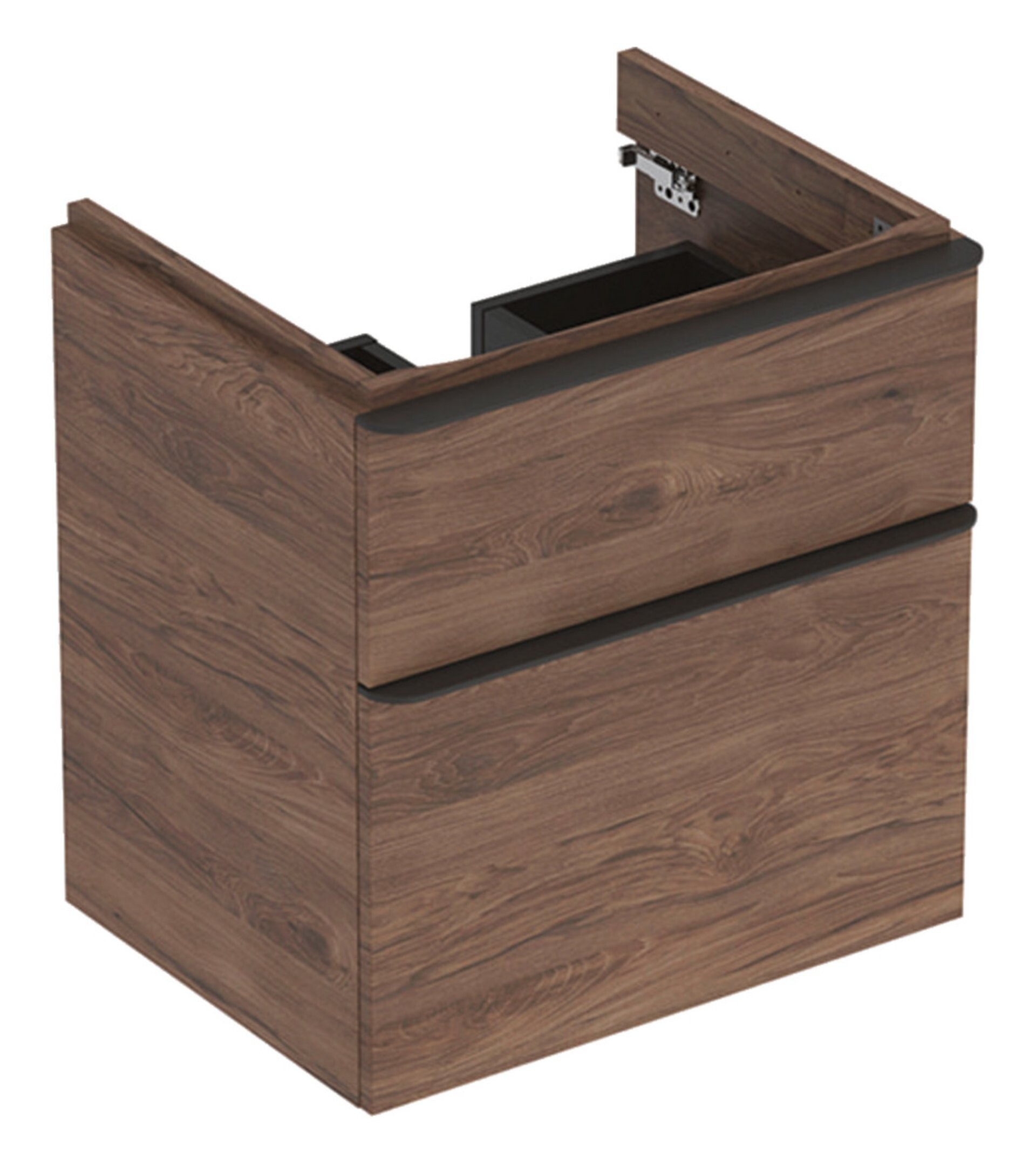 GEBERIT SMYLE SQUARE Waschbeckenunterschrank 58,4 cm breit, Braun dunkel GEBERIT SMYLE SQUARE Waschbeckenunterschrank 58,4 cm breit, Braun dunkel