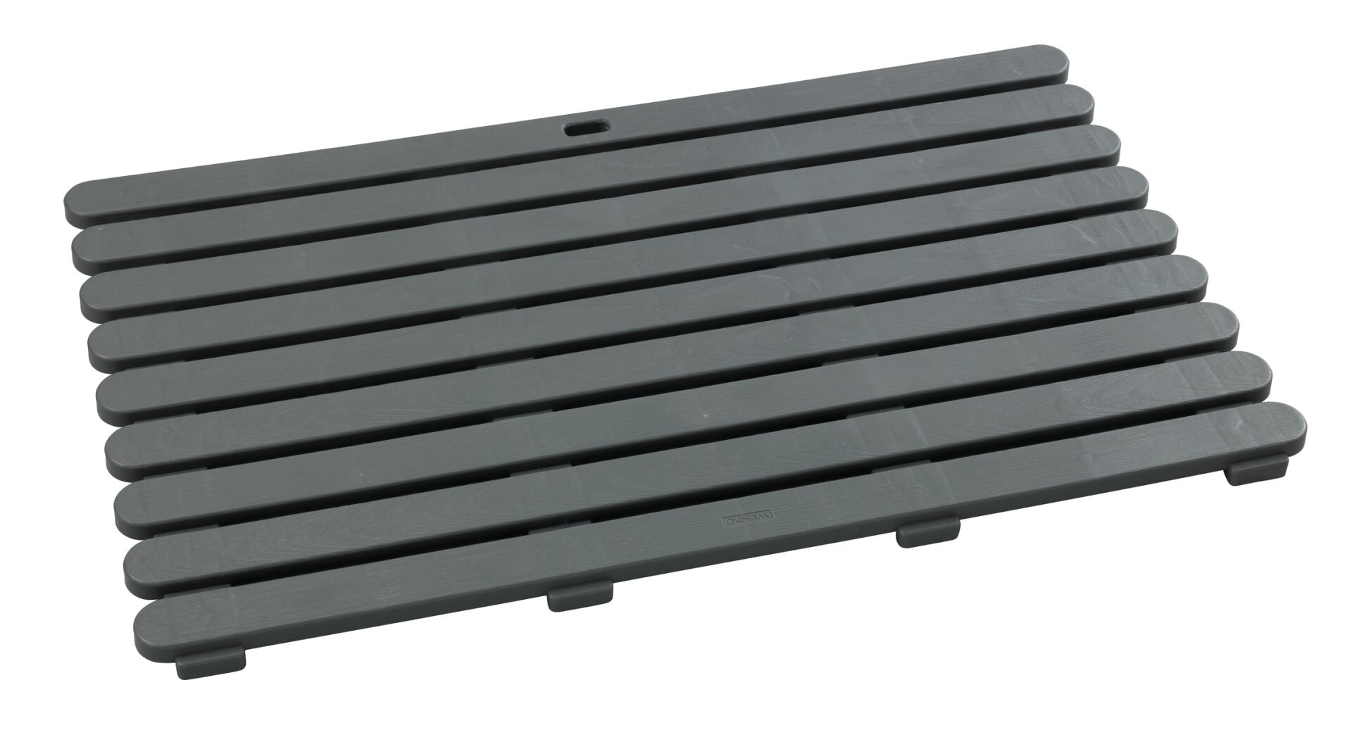 WENKO INDOOR & OUTDOOR Badematte, 50 x 80 cm, Grau