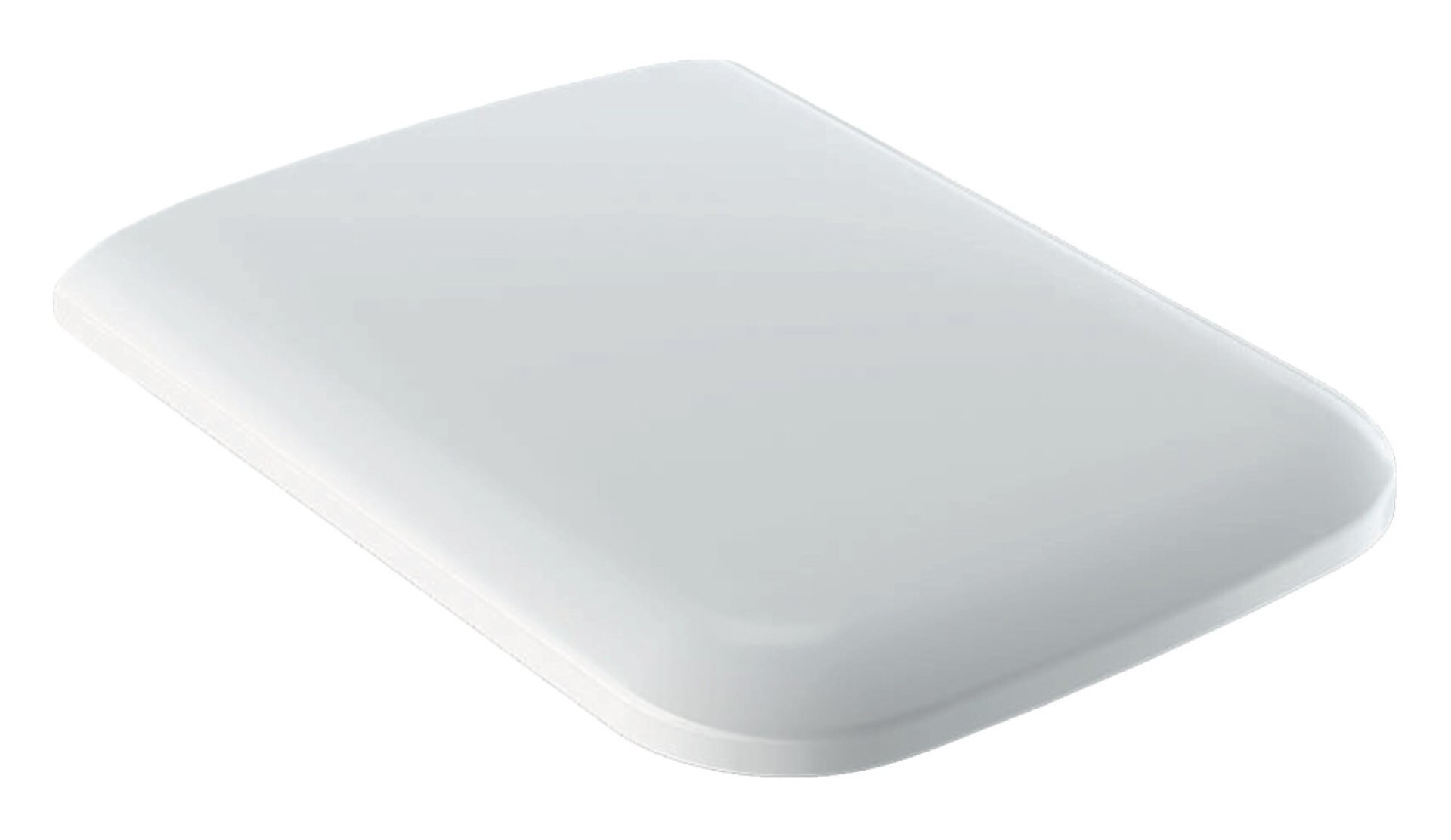 GEBERIT ICON SQUARE WC-Sitz, Weiß, mit Absenkautomatik