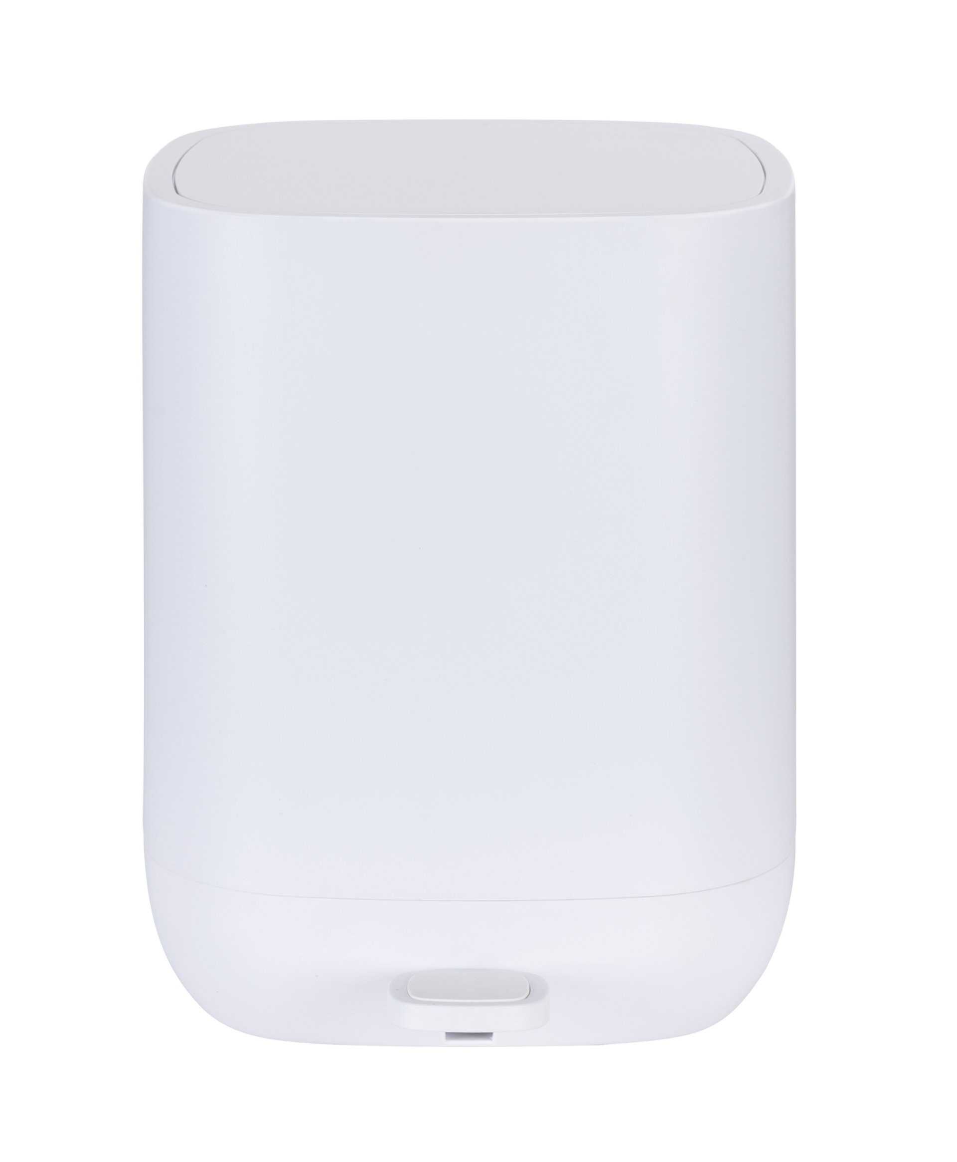 WENKO DAVOS Kosmetikeimer 6,5 Liter, Weiß, mit Absenkautomatik