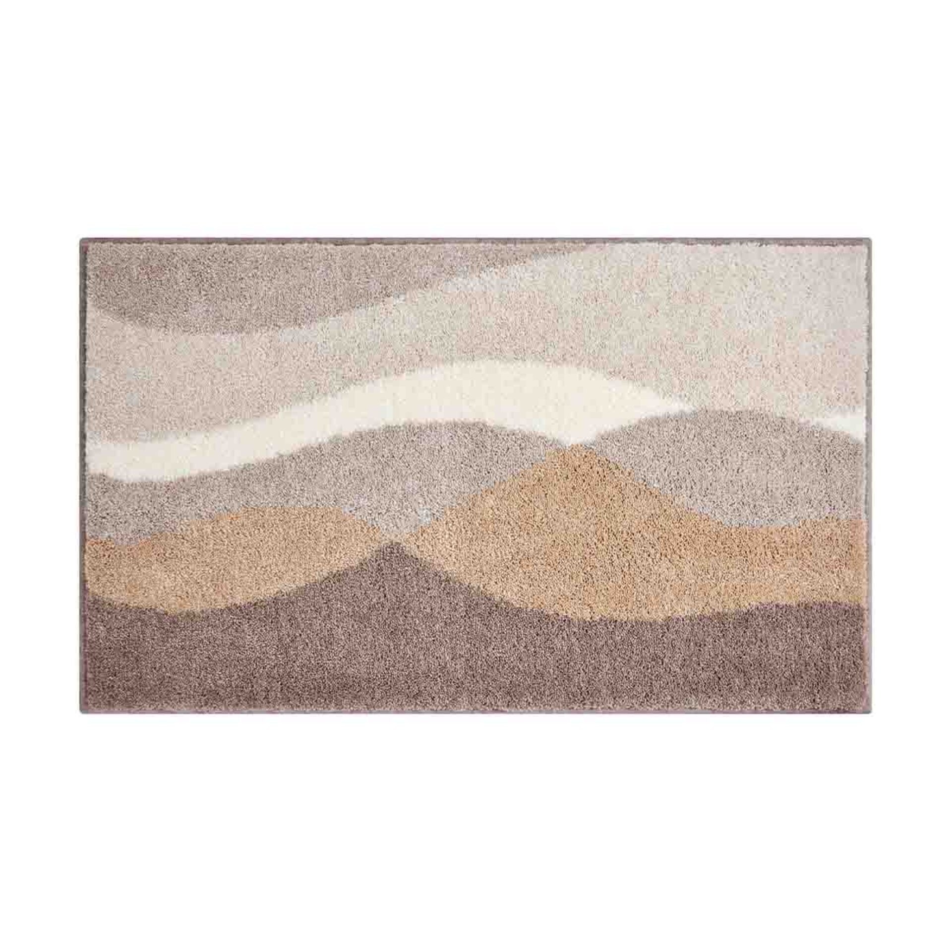 GRUND HILLS Badematte 60 x 100 cm, Beige