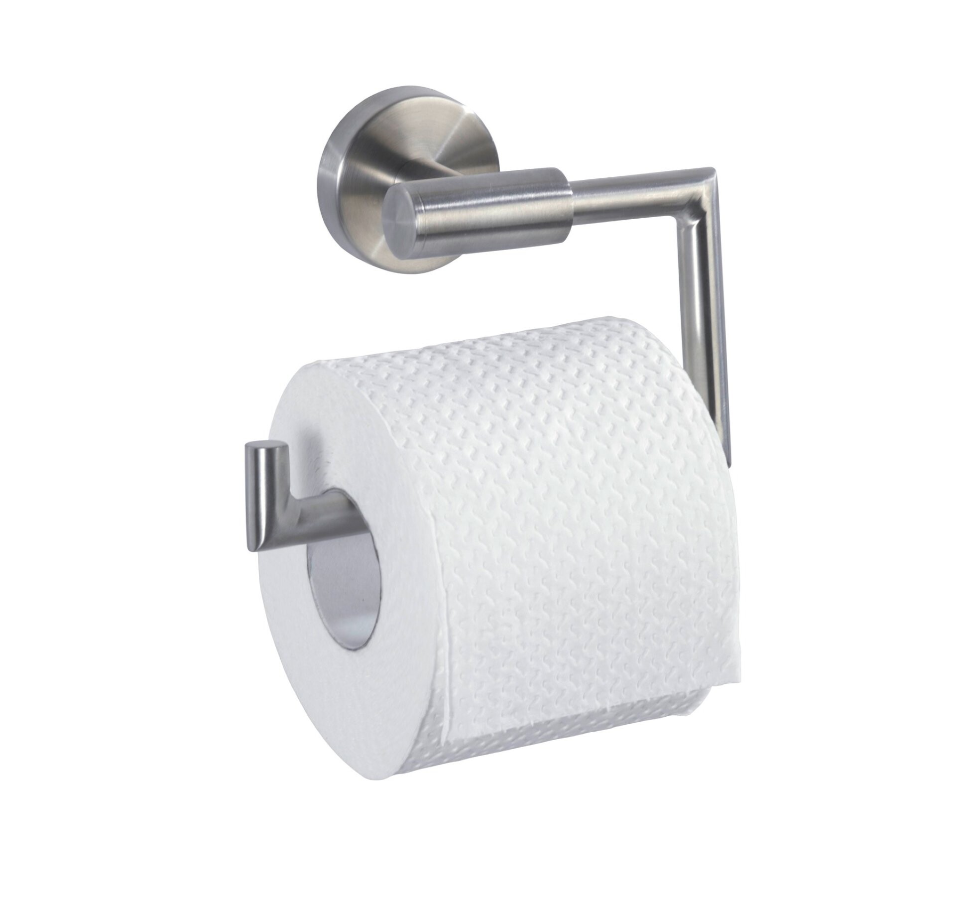 WENKO BOSIO Toilettenpapierhalter, Chrom matt, Edelstahl rostfrei WENKO BOSIO Toilettenpapierhalter, Chrom matt, Edelstahl rostfrei
