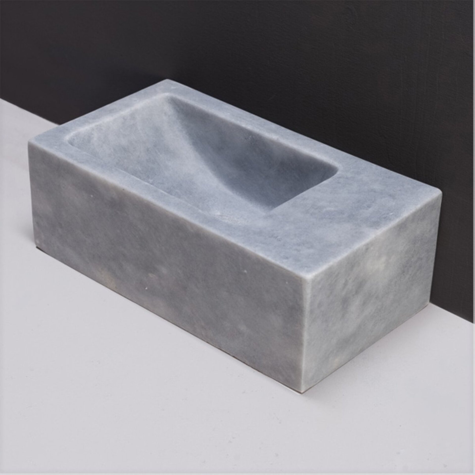 Waschbecken Naturstein VENETIA XS (29 cm) Marmor, ohne Hahnloch, 100374
