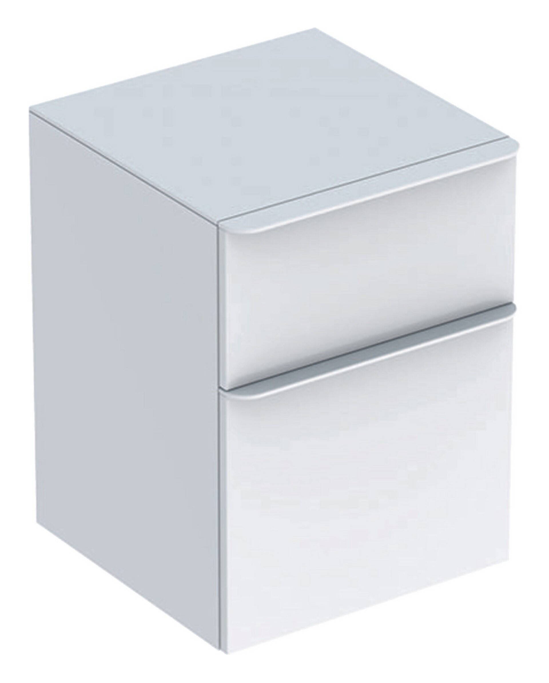 GEBERIT SMYLE SQUARE Seitenschrank 45 cm breit, Weiß, 2 Schubladen GEBERIT SMYLE SQUARE Seitenschrank 45 cm breit, Weiß, 2 Schubladen