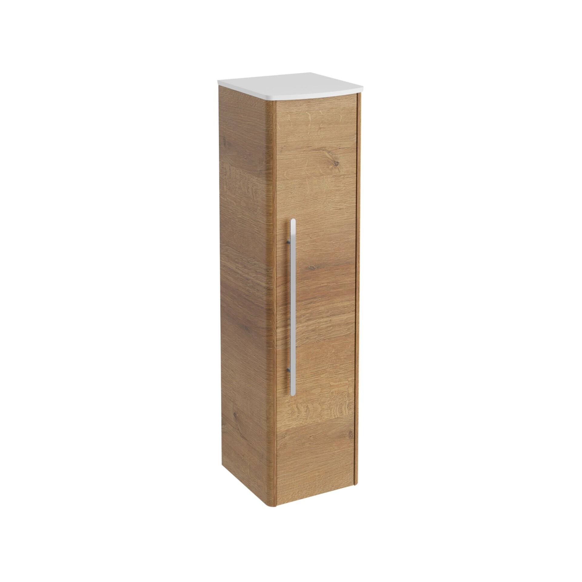 Lanzet CLASSICO Midischrank, Hellbraun/Weiß, rechts Lanzet CLASSICO Midischrank, Hellbraun/Weiß, rechts