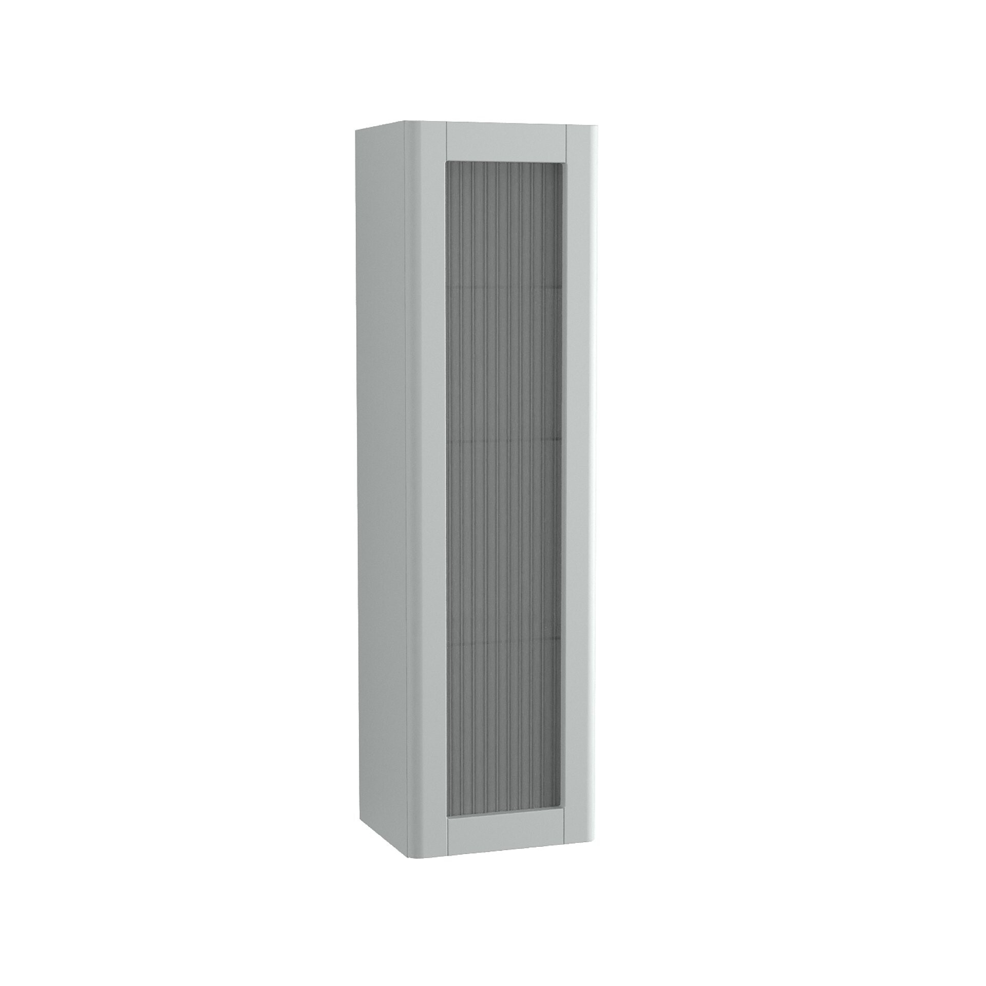 BADEDU PINA Hochschrank 35 cm breit, Grau