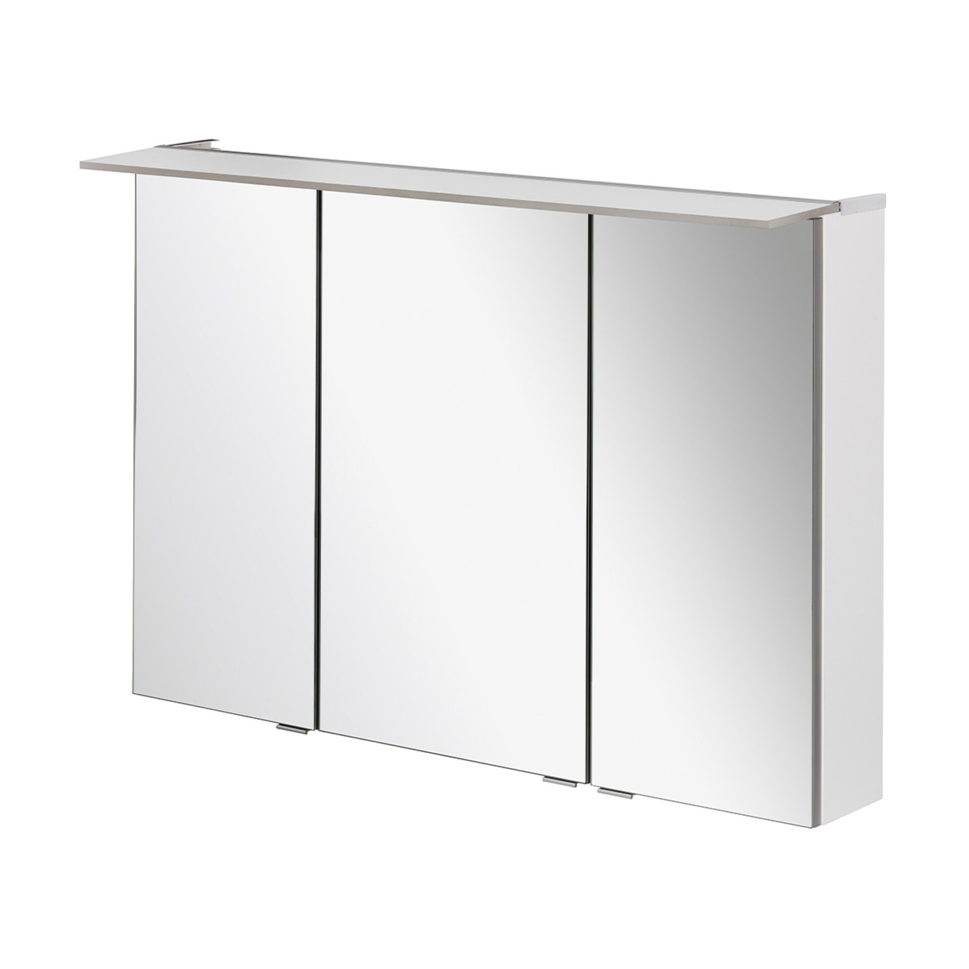 Fackelmann B.PERFEKT LED Spiegelschrank 100 cm breit, Weiß Fackelmann B.PERFEKT LED Spiegelschrank 100 cm breit, Weiß