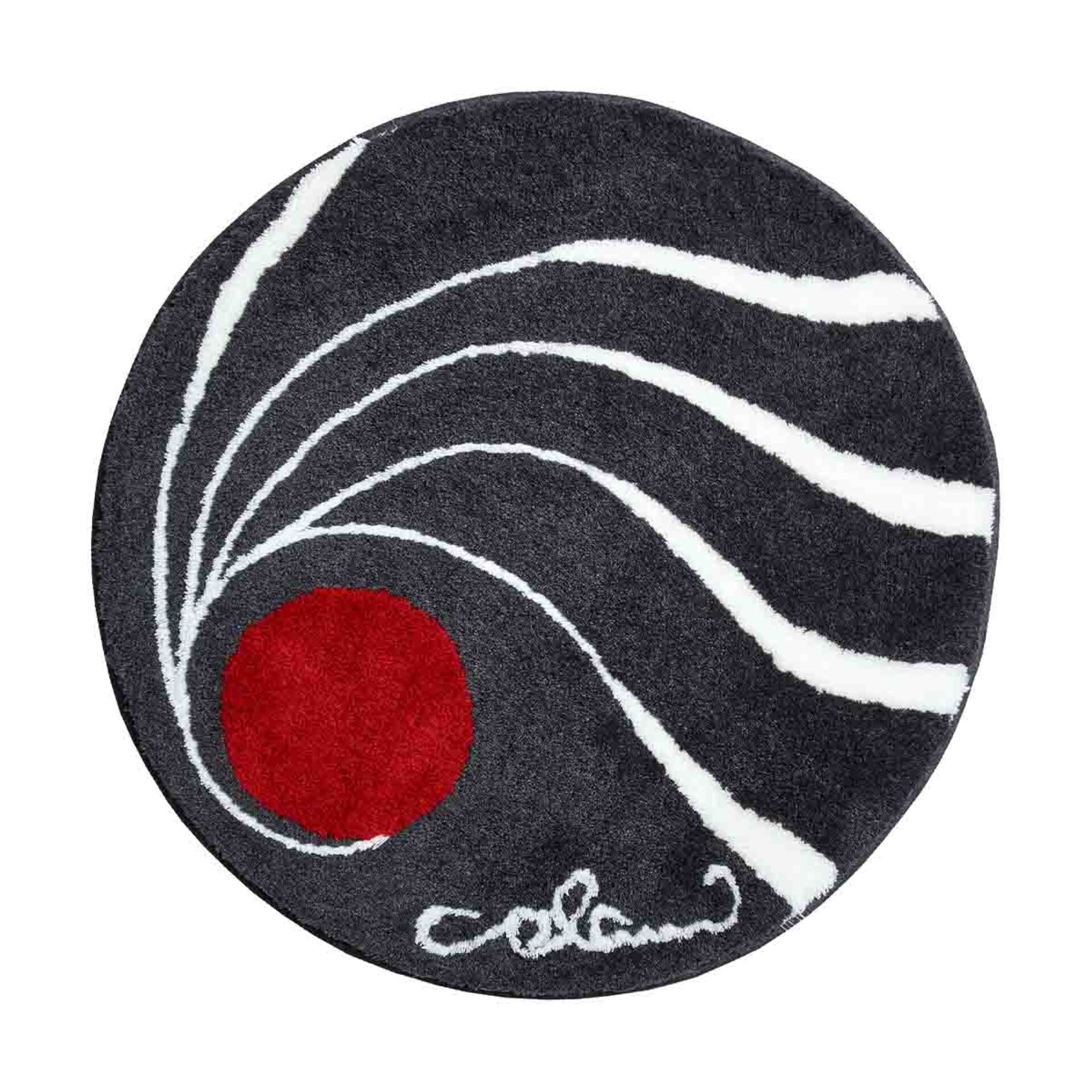 GRUND COLANI 18 Badematte Rund 80 cm Anthrazit GRUND COLANI 18 Badematte Rund 80 cm Anthrazit